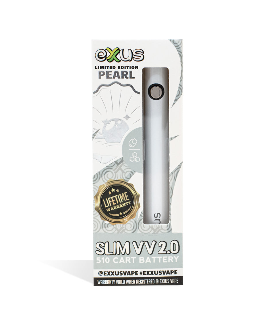 Pearl Exxus Vape Slim VV 2.0 Cartridge Vaporizer single pack on white background
