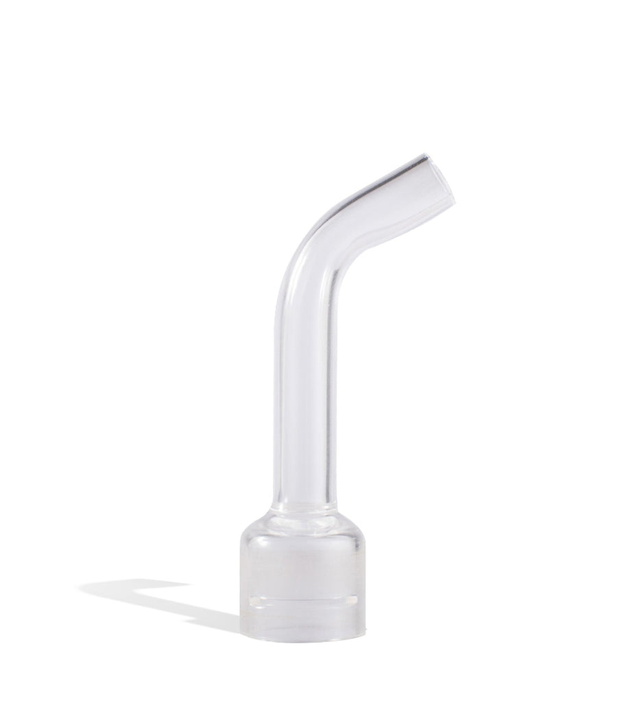 Clear Exxus Vape Go Bent Glass Mouthpiece Front View on White Background