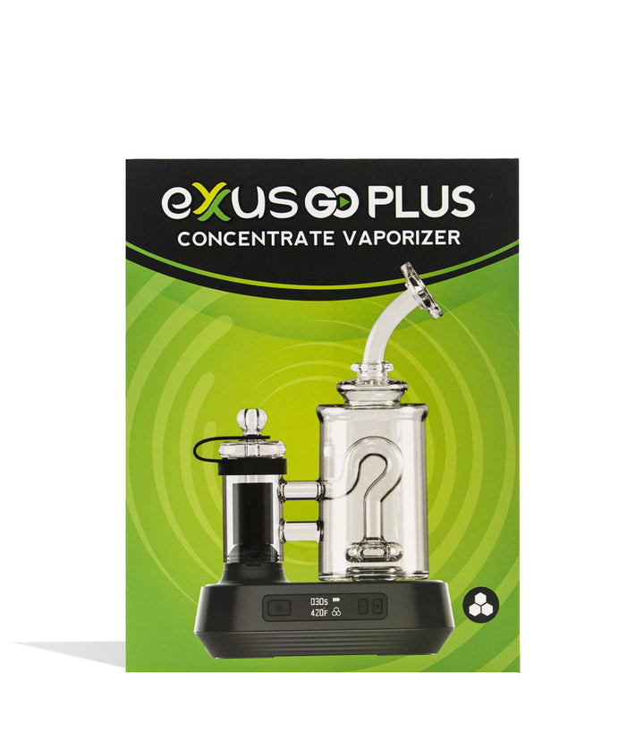 Exxus Vape Go Plus Concentrate Vaporizer Packaging Front View on White Background